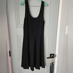 LOFT Black Sleeveless Knit Dress
